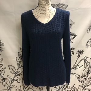 Westport pullover navy blue sweater. Size medium.